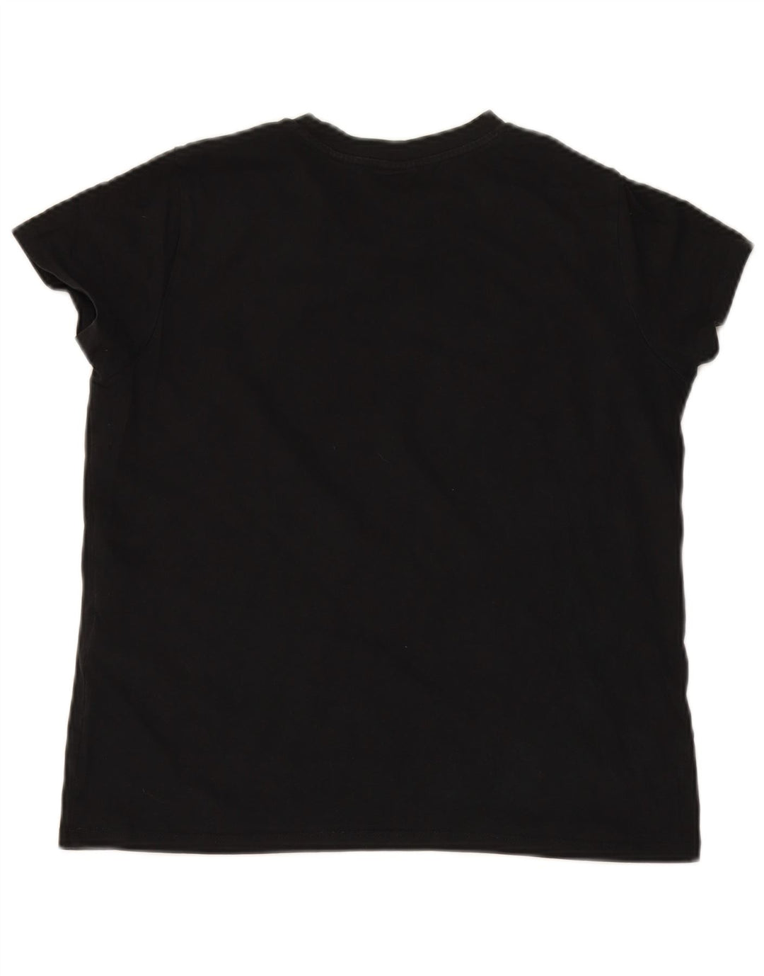 Camiseta feminina LEVI'S UK 14 algodão preto médio