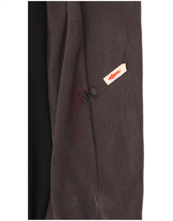 Jaqueta de lã com capuz feminina BKE UK 14 poliéster Colourblock cinza médio