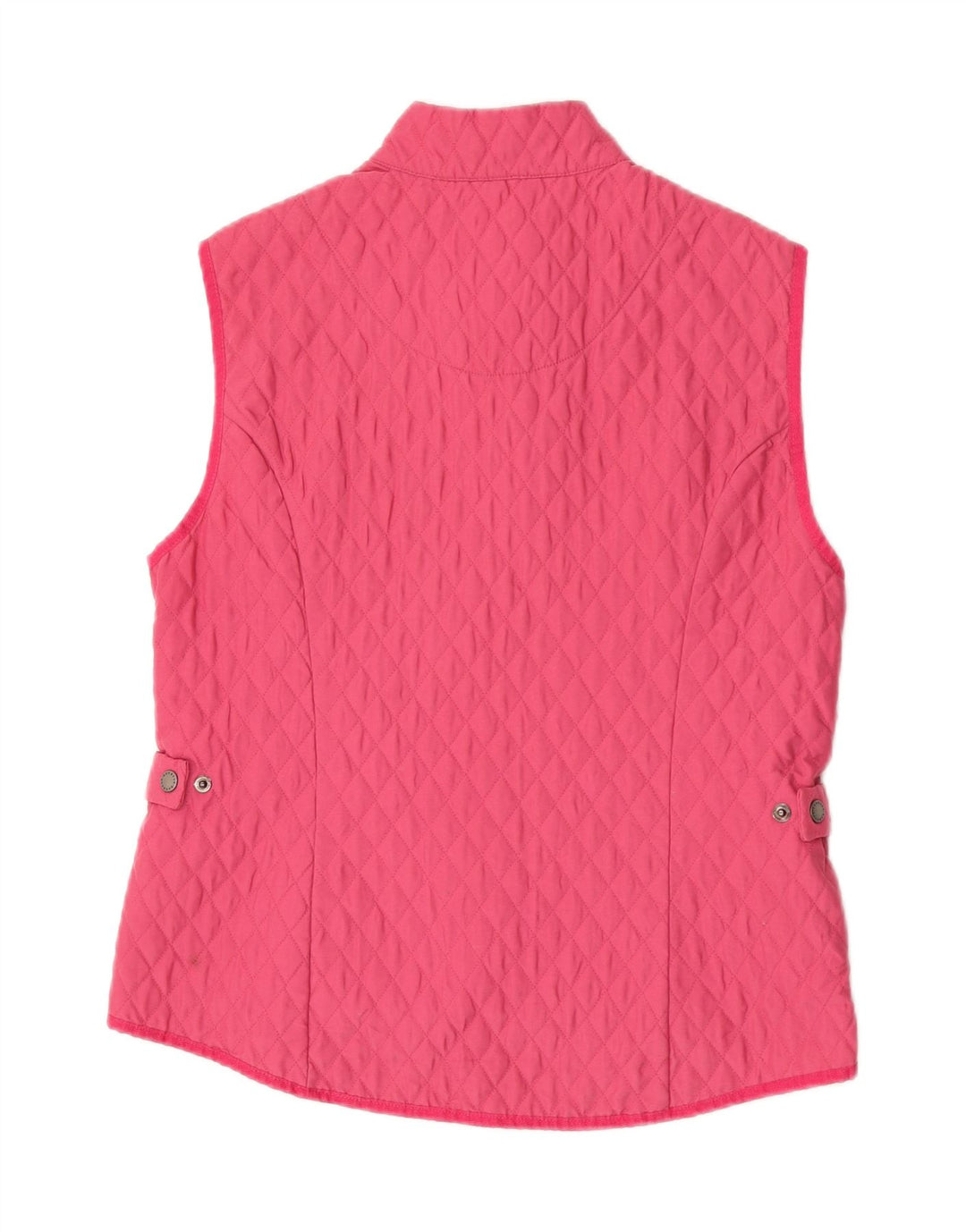 Colete acolchoado feminino Barbour UK 12 poliéster rosa médio