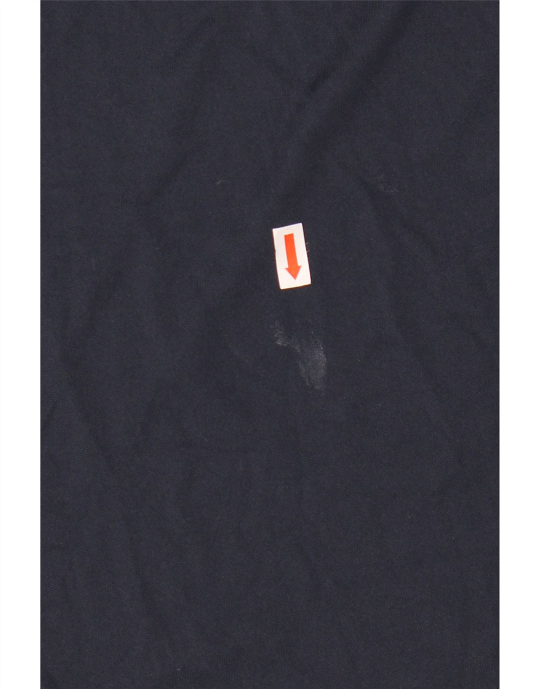 Dkny Mens Zip Neck Pulôver Treino Top XL Azul Marinho Colourblock