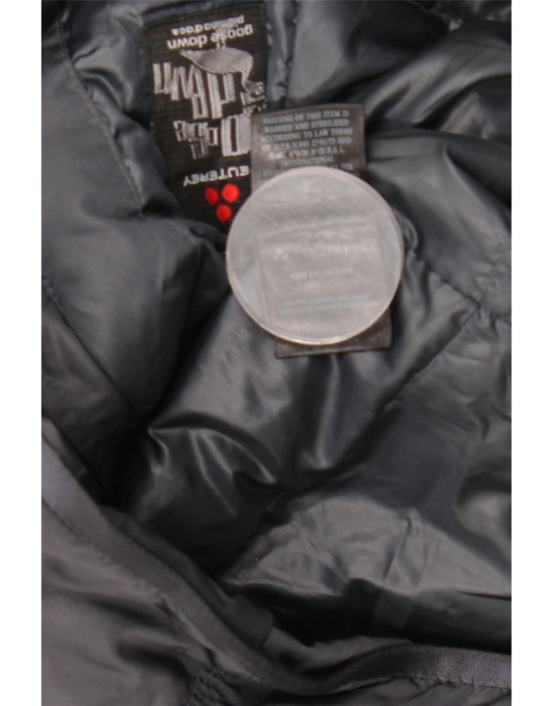 Casaco feminino acolchoado com capuz PEUTEREY IT 40 pequeno azul marinho poliamida