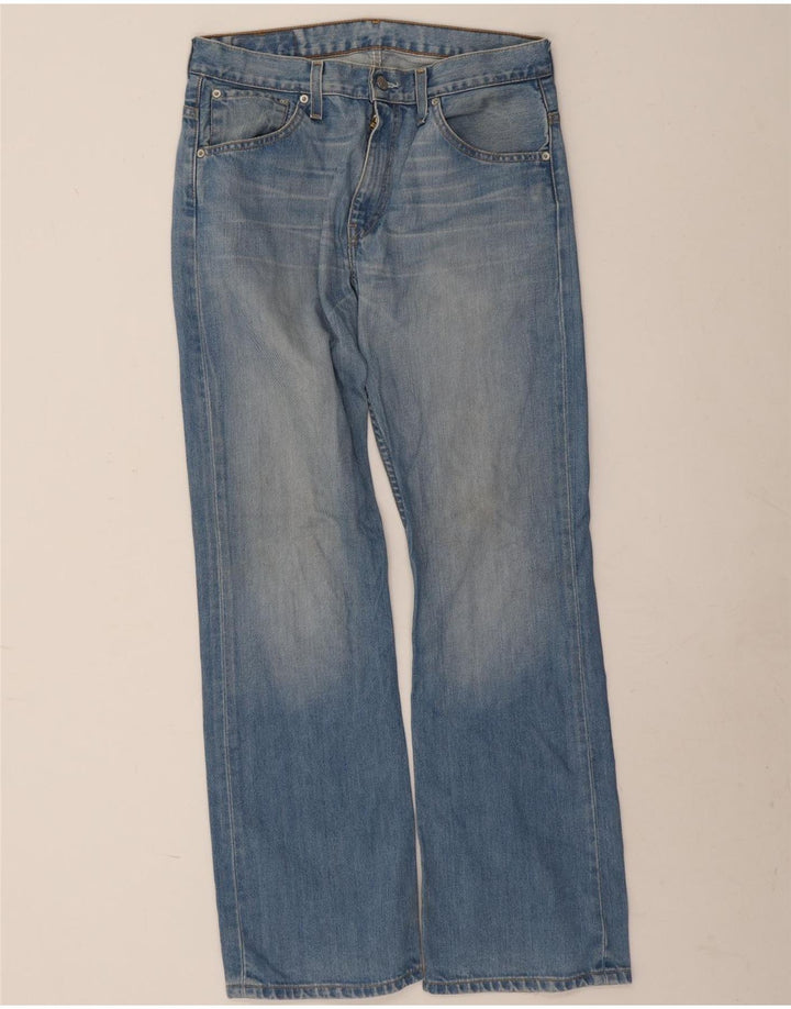 LEVI'S Masculino 507 Bootcut Jeans W32 L32 Azul Algodão