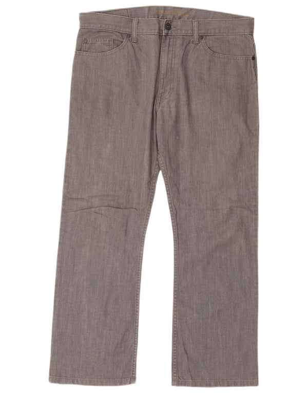 Jeans retos masculinos Marks & Spencer W36 L29 algodão cinza