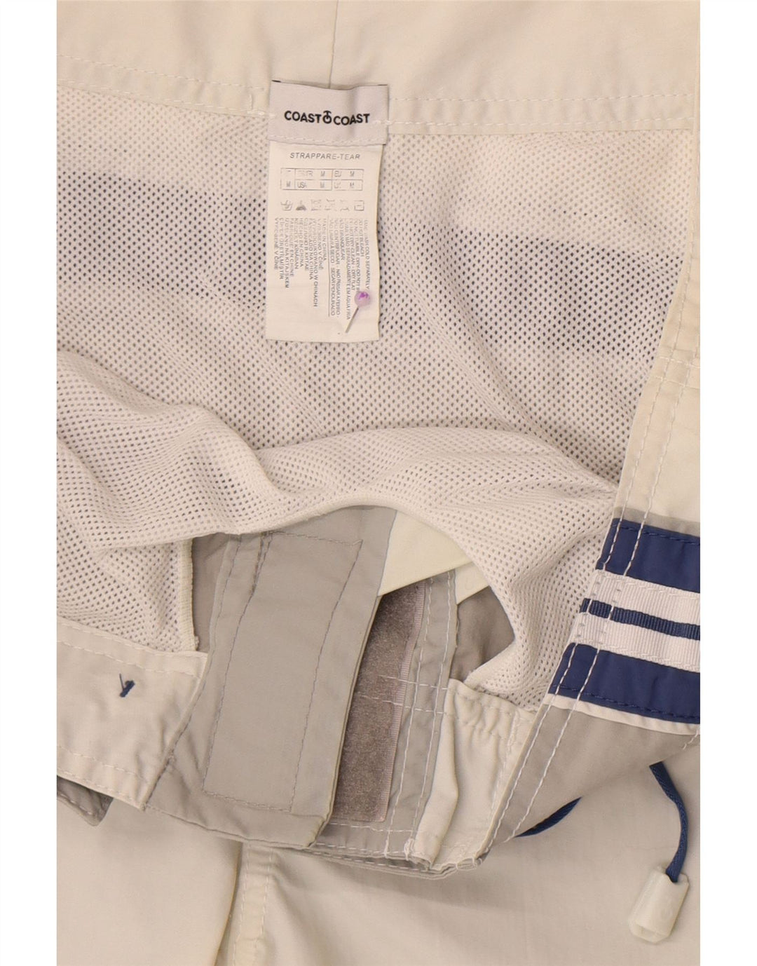 Coast Mens Graphic Natação Shorts Médio Cinza Colourblock Poliamida