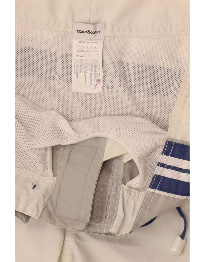 Coast Mens Graphic Natação Shorts Médio Cinza Colourblock Poliamida