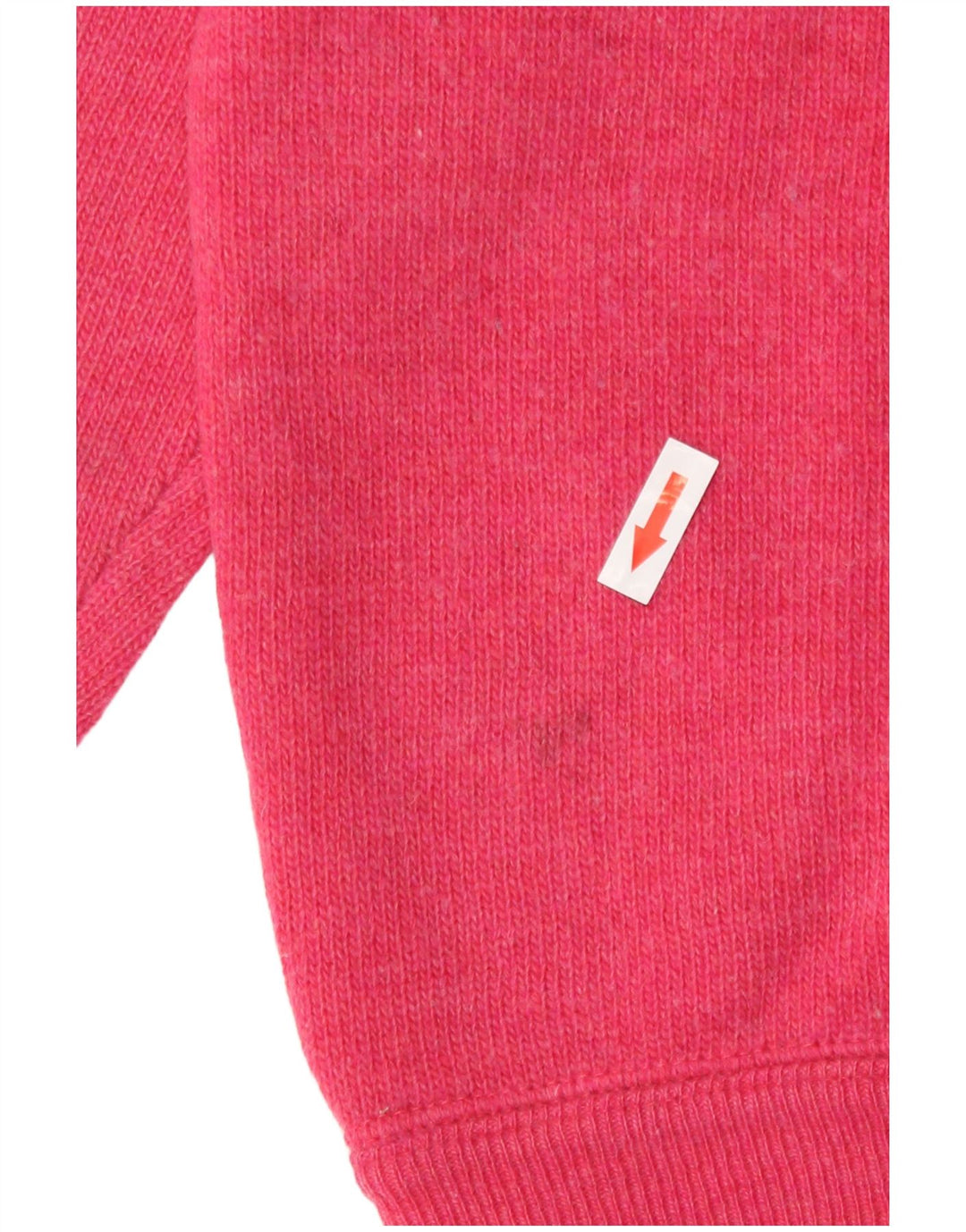 Suéter feminino Sisley com decote em V grande tamanho UK 14 rosa médio