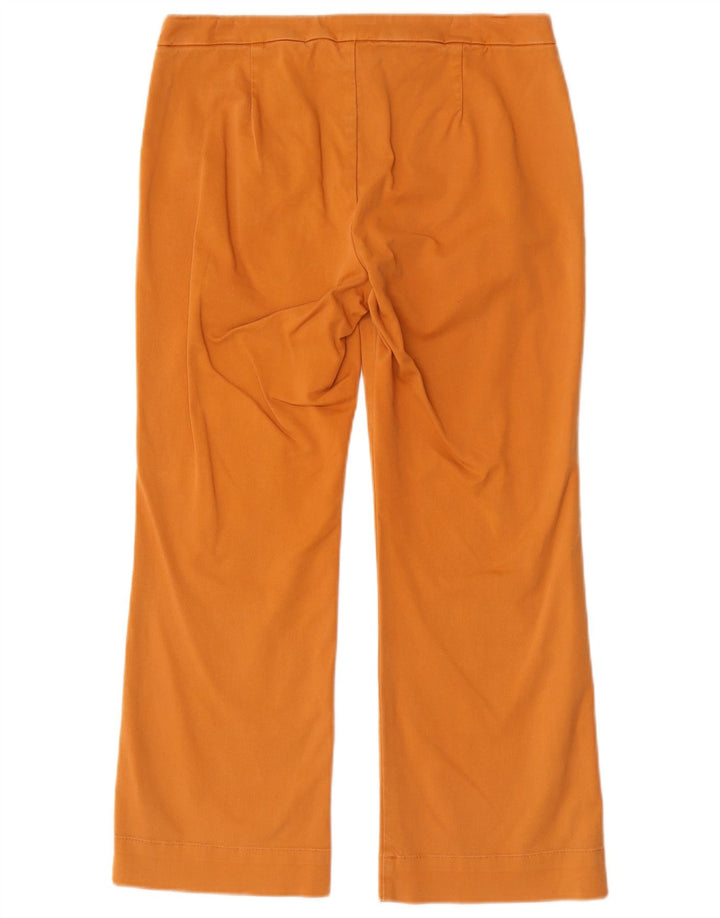 Marella Calça feminina EMME Bootcut Chino W30 L26 laranja