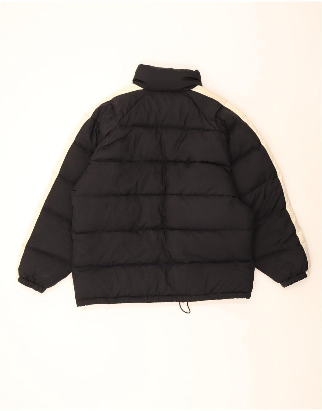 Jaqueta acolchoada masculina Fila UK 40 grande poliéster colorblock preto