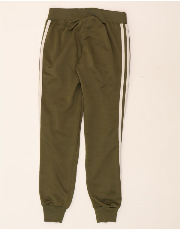Adidas Womens Tracksuit Calças Joggers UK 6 XS Verde Poliéster
