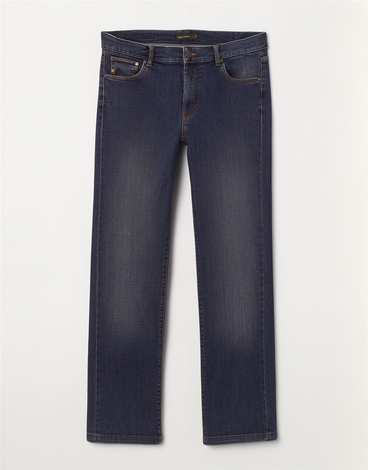 Calça jeans reta masculina Henry Cottons W36 L32 algodão azul