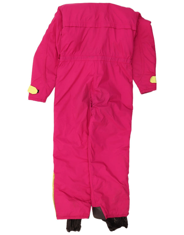 Macacão masculino de esqui com capuz Aesse XL rosa colorblock