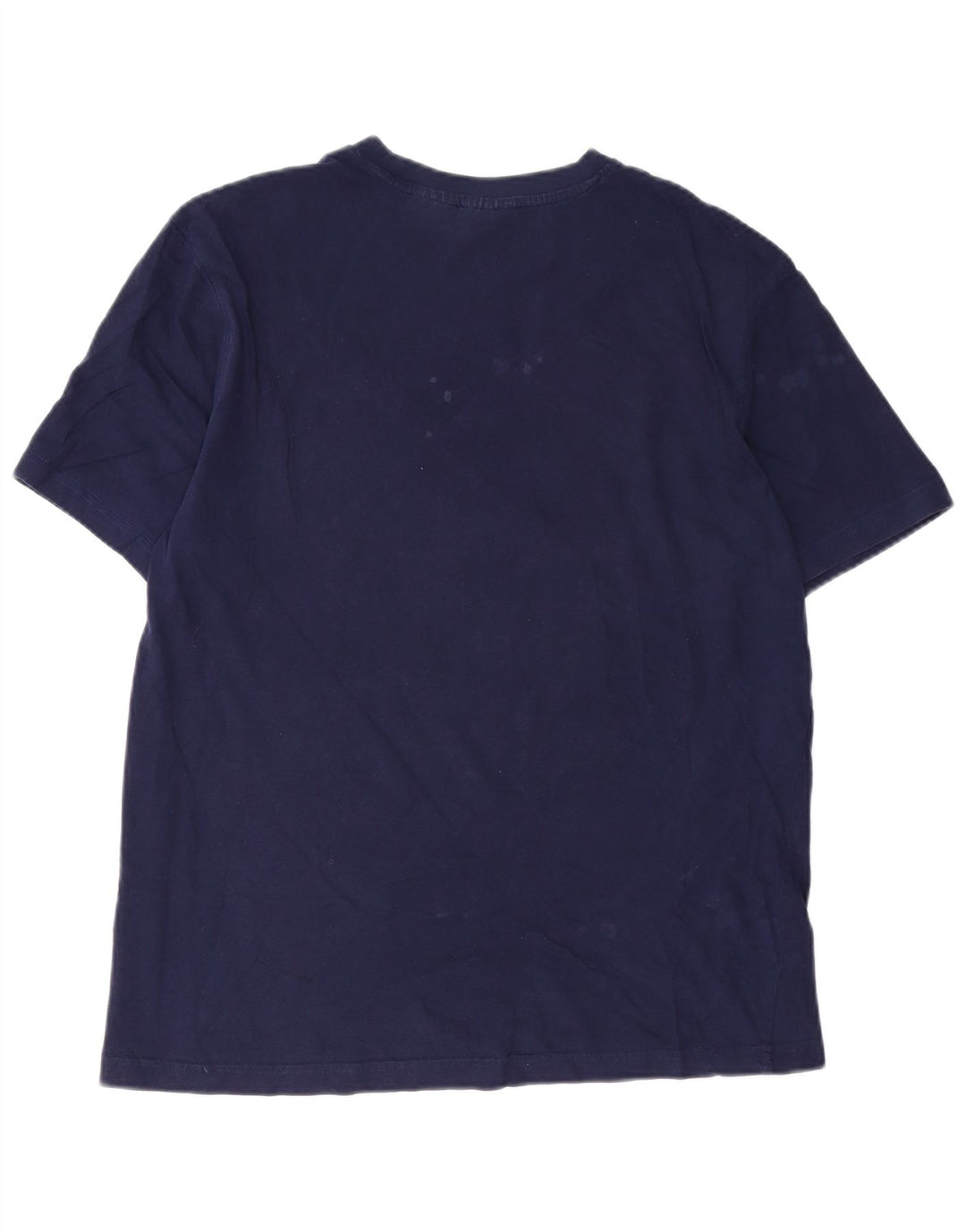 Fila Mens Graphic T-Shirt Top Médio Algodão Azul Marinho