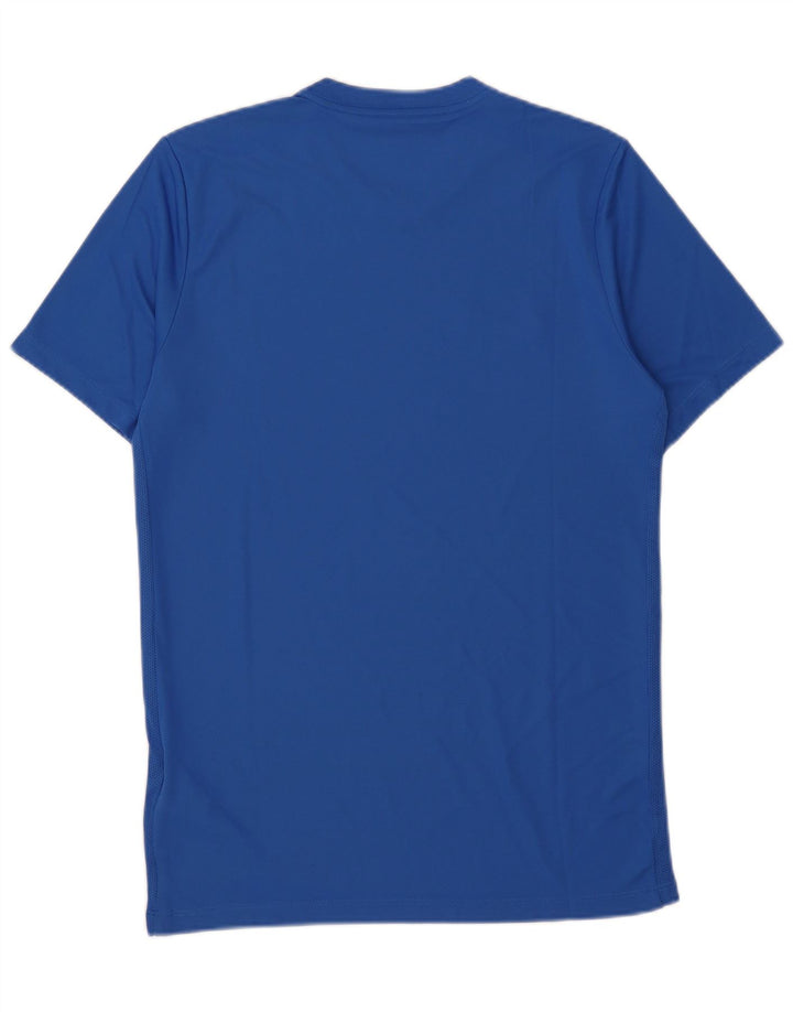 Camiseta Nike Masculina Dri Fit Graphic Top Médio Azul Poliéster