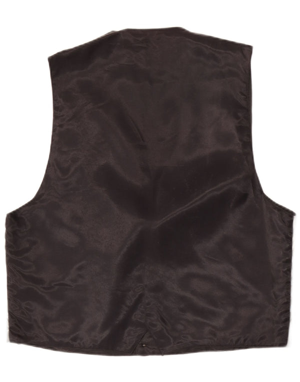 Colete feminino vintage UK 18 XL cinza floral