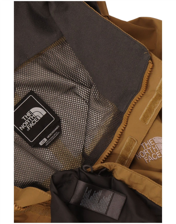 Jaqueta de chuva masculina com capuz The North Face UK 40 grande poliéster marrom