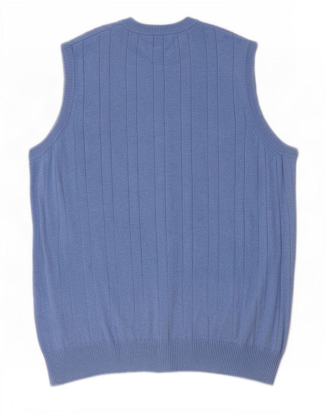 Regata masculina Marks & Spencer com colete pequeno de algodão azul
