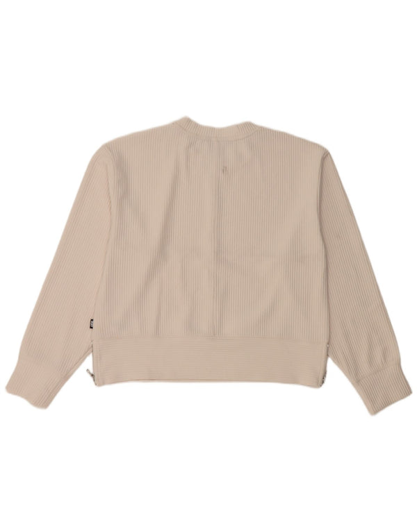 Suéter feminino Dkny UK 14 médio off white poliéster