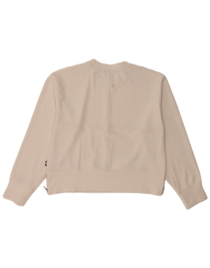 Suéter feminino Dkny UK 14 médio off white poliéster
