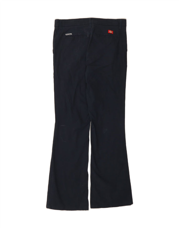 DICKIES Womens Bootcut Chino Trousers W32 L32 Navy Blue Cotton Vintage Dickies and Second-Hand Dickies from Messina Hembry 