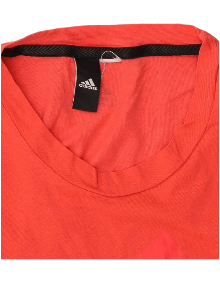 Camiseta Adidas Feminina Gráfica Top UK 12 Médio Vermelho