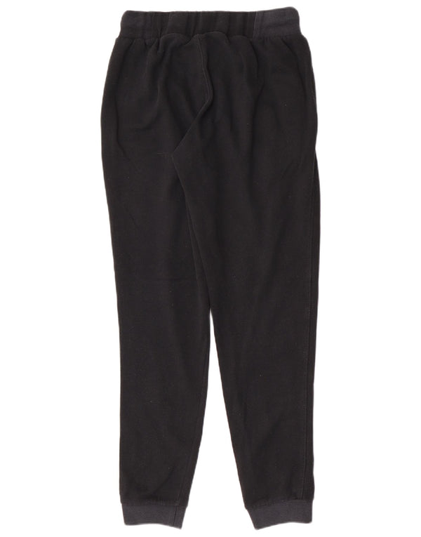 Superdry Womens Graphic Tracksuit Calças Joggers UK 12 Médio Preto