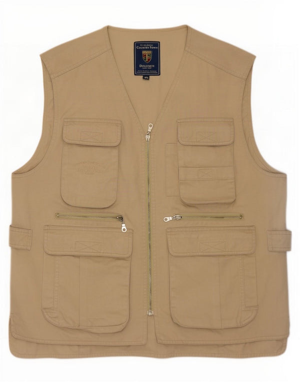 Colete utilitário masculino Dolomite UK 42 XL algodão bege