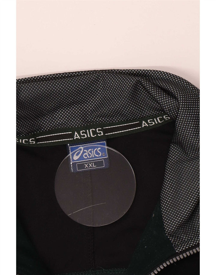 Jaqueta Asics Masculina Treino Top 2XL Verde Colorblock