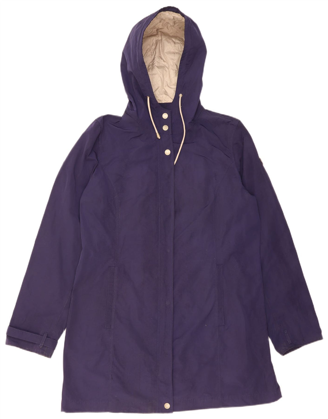 Capa de chuva feminina com capuz Canadiens IT 50 XL azul marinho