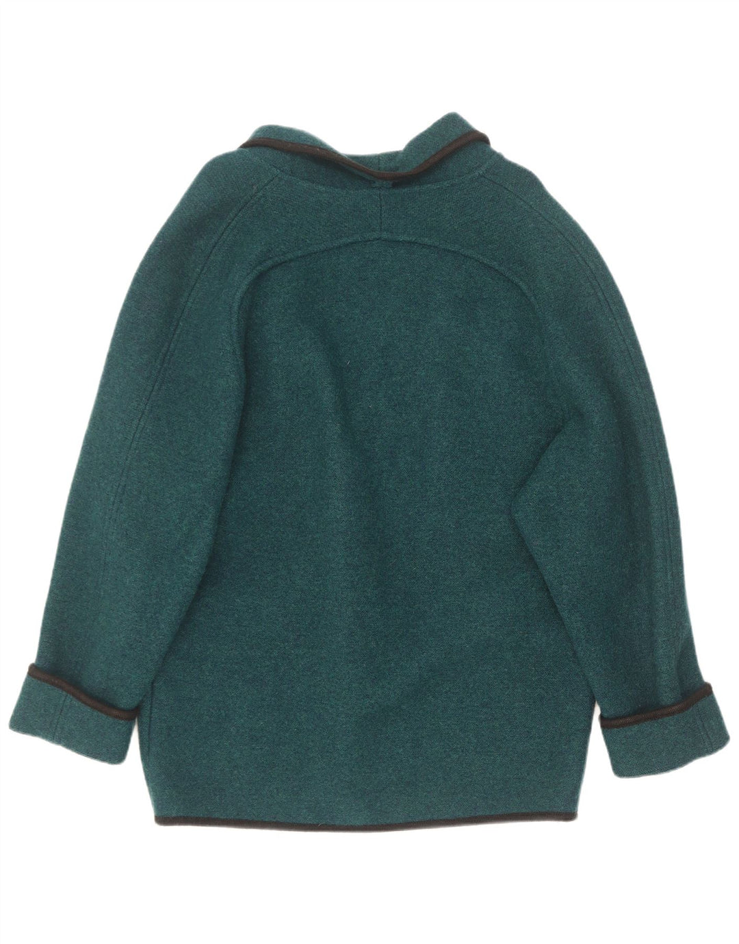 Jaqueta blazer feminina vintage oversized com peito duplo UE 38 verde médio