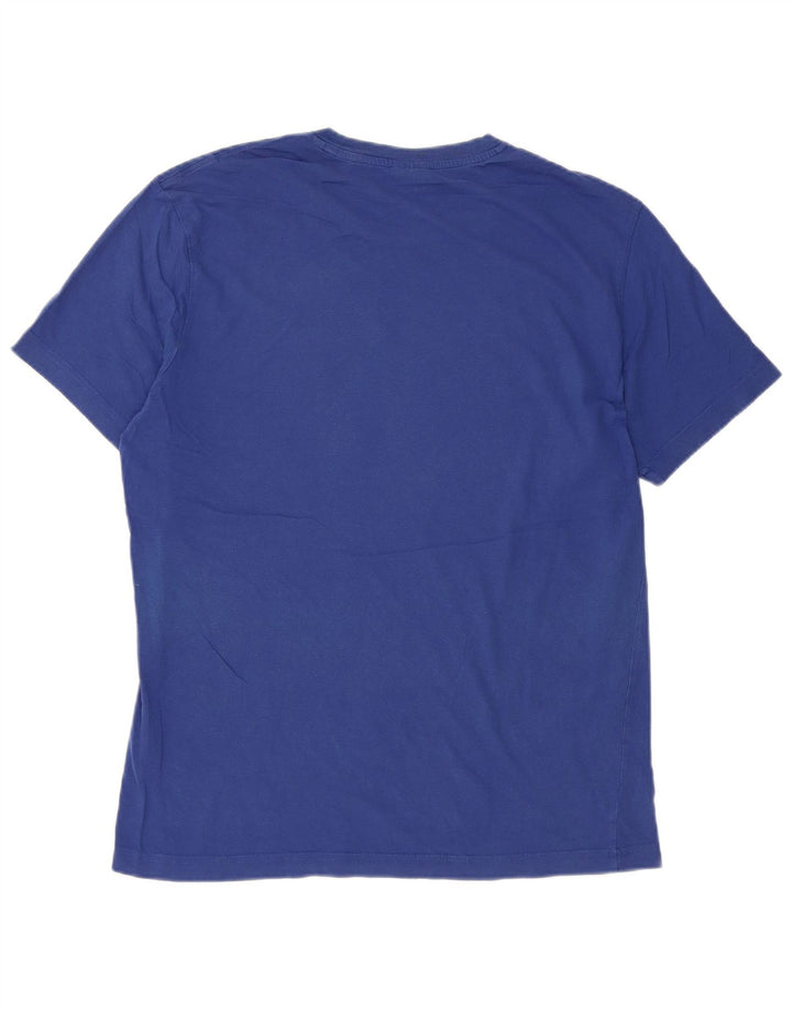 Camiseta masculina estampada Champion algodão azul médio