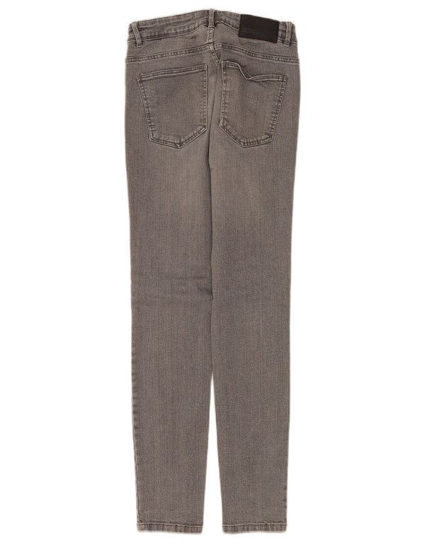 Zara Womens Trafaluc Skinny Jeans EU 34 2XS W24 L28 Algodão Cinza