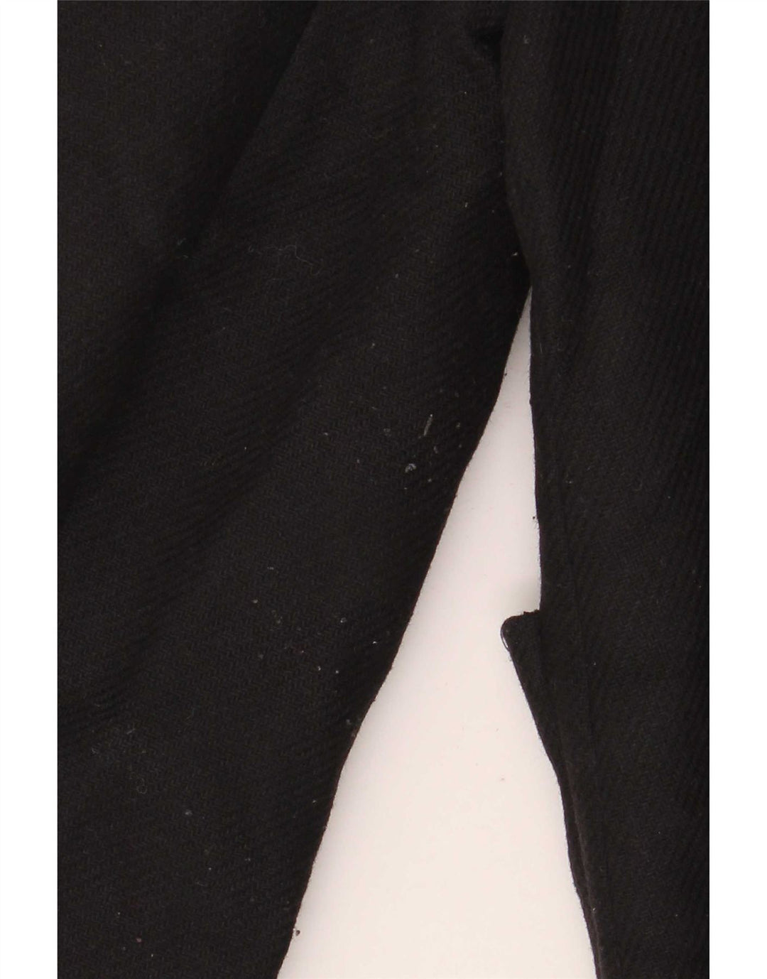 Sobretudo oversized com capuz feminino Zara UK 10 pequeno lã preta