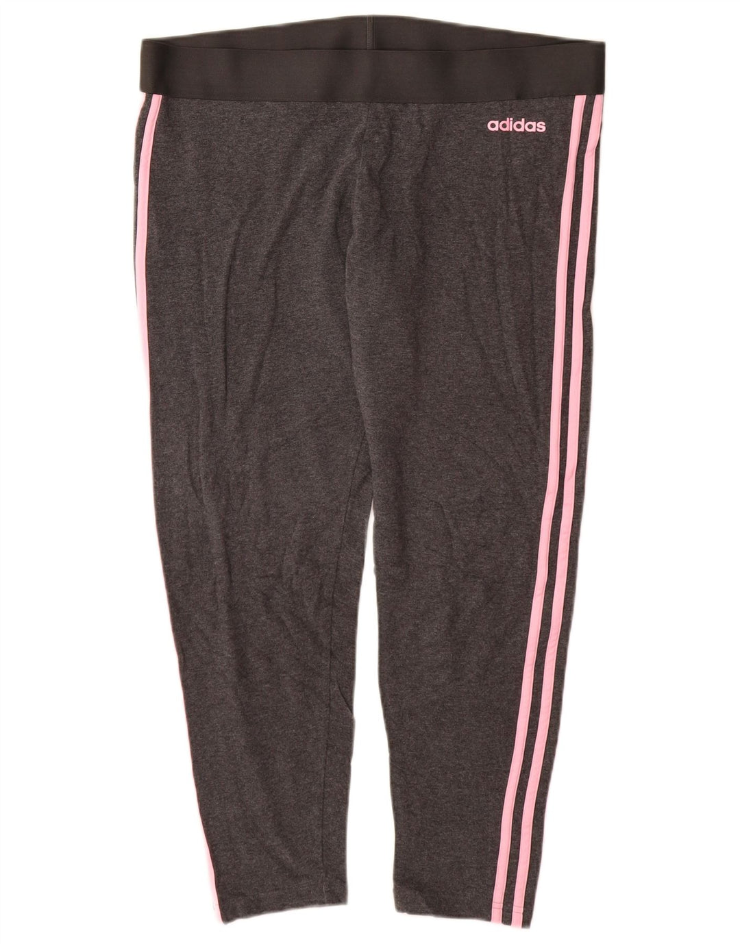 Leggings ADIDAS Mulher UK 20/22 XL Cinza Algodão