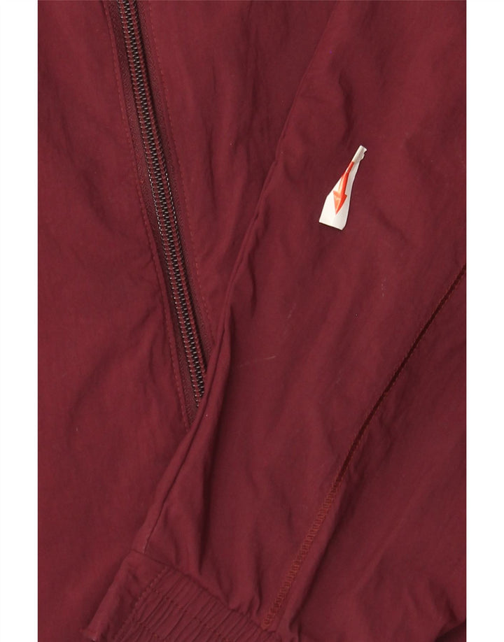 Jaqueta Adidas Mens Treino Top Médio Borgonha Nylon