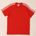 Adidas Mens Camiseta Top UK 40/42 Médio Vermelho