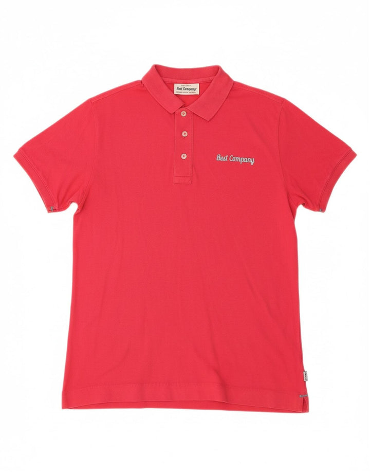 Camisa polo masculina BEST COMPANY médio algodão rosa