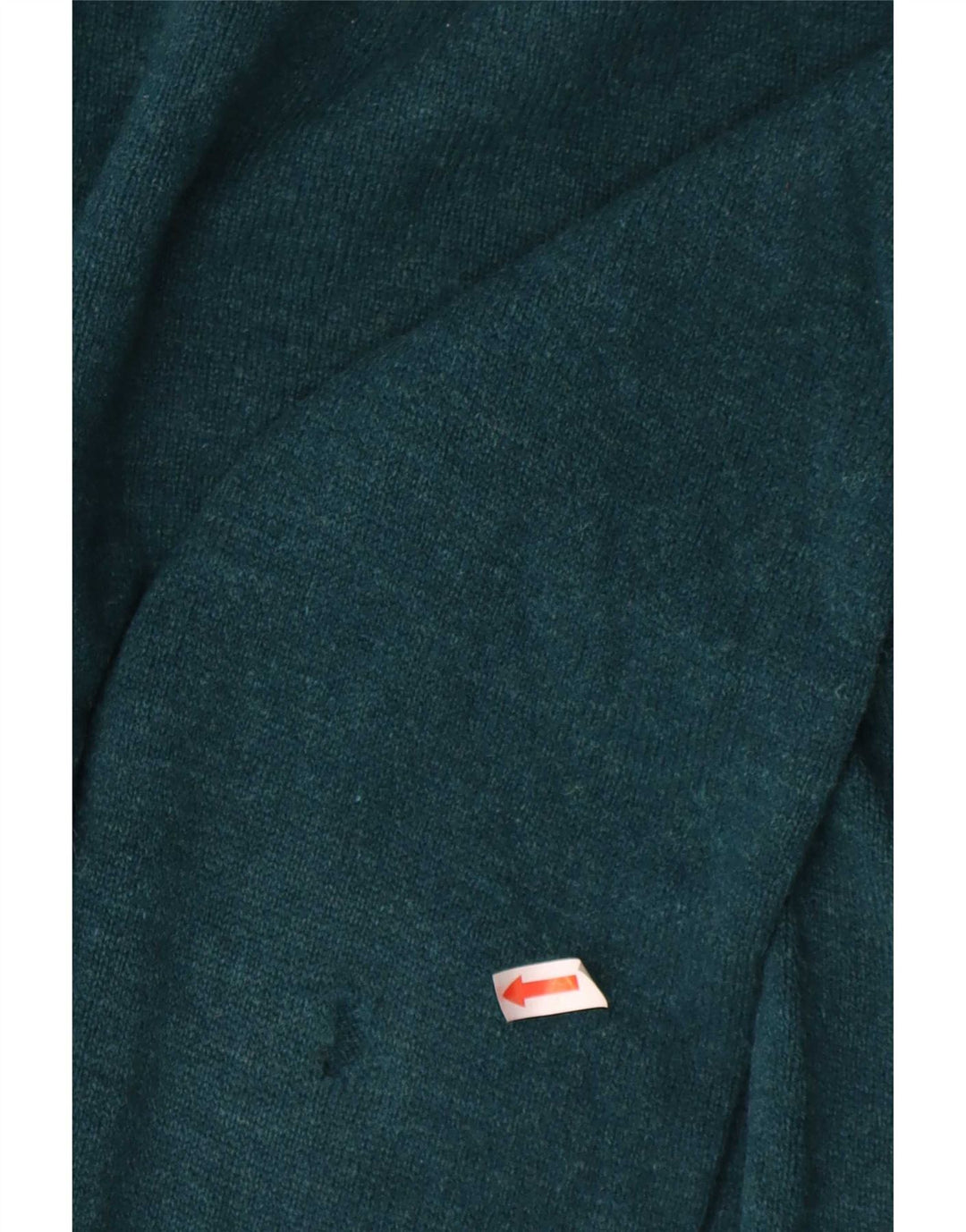 Suéter masculino Marks & Spencer com gola redonda XL lã de cordeiro verde