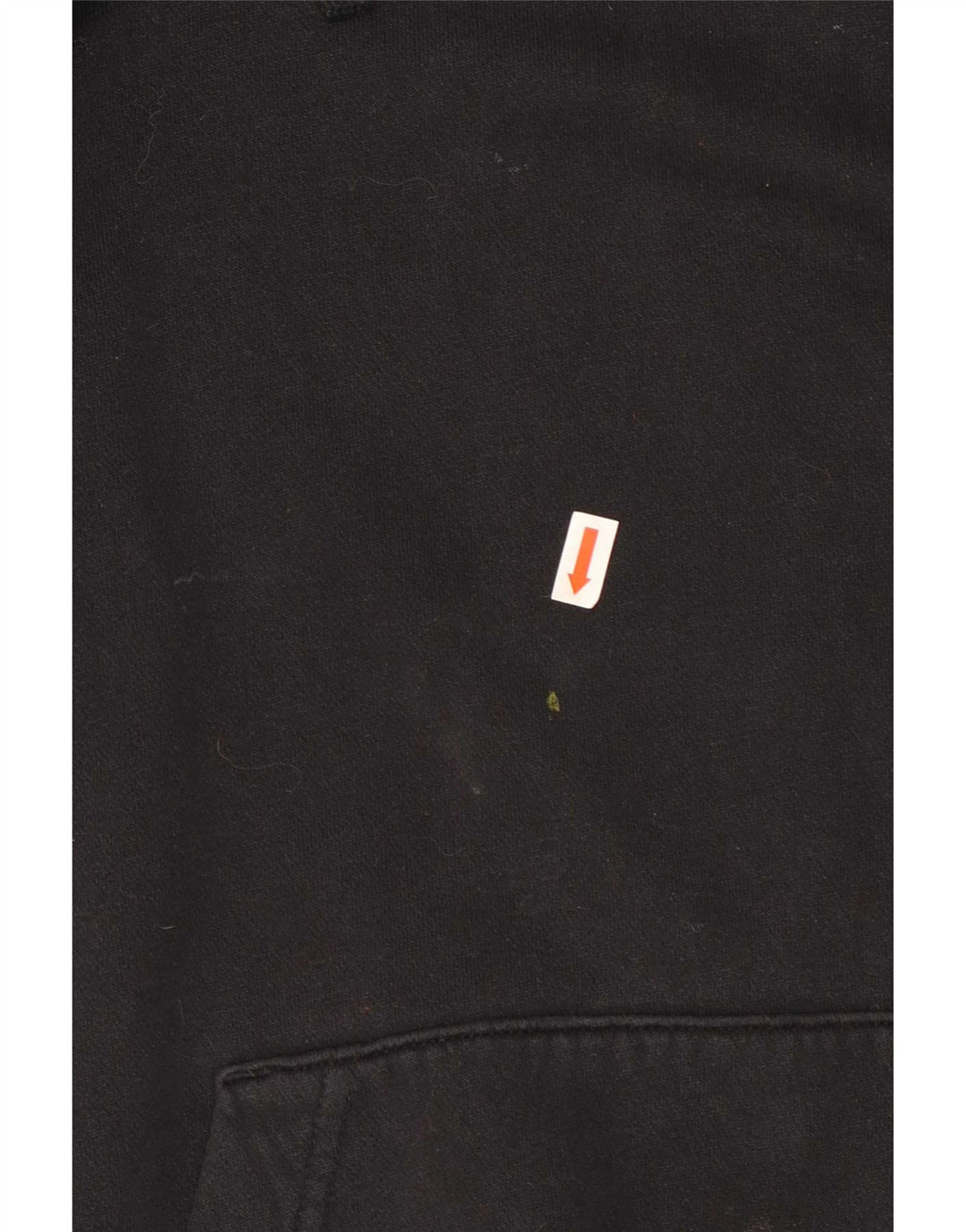 Nike Mens Hoodie Jumper Grande Algodão Preto