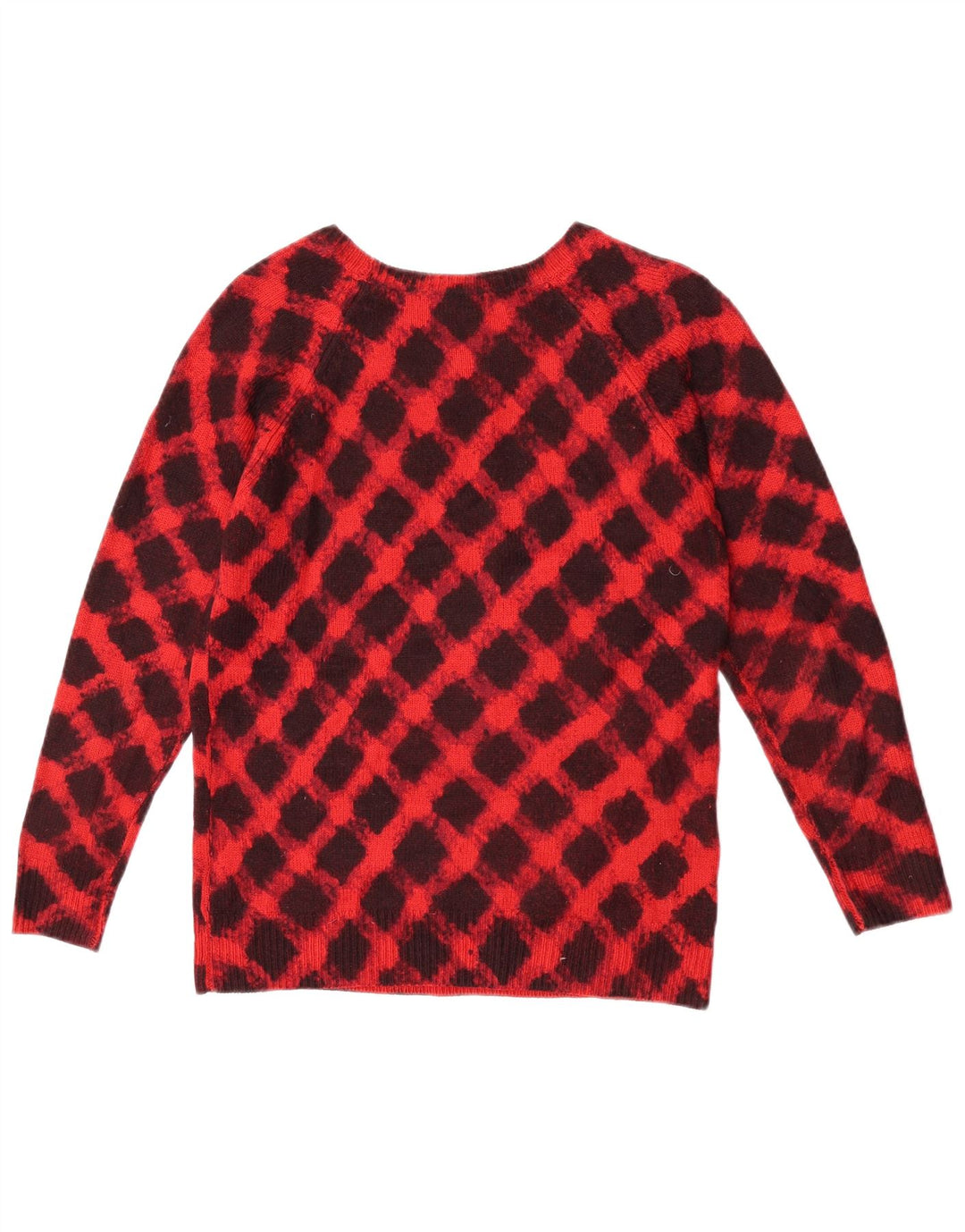Suéter feminino Marks & Spencer com gola canoa Reino Unido 8 pequeno vermelho