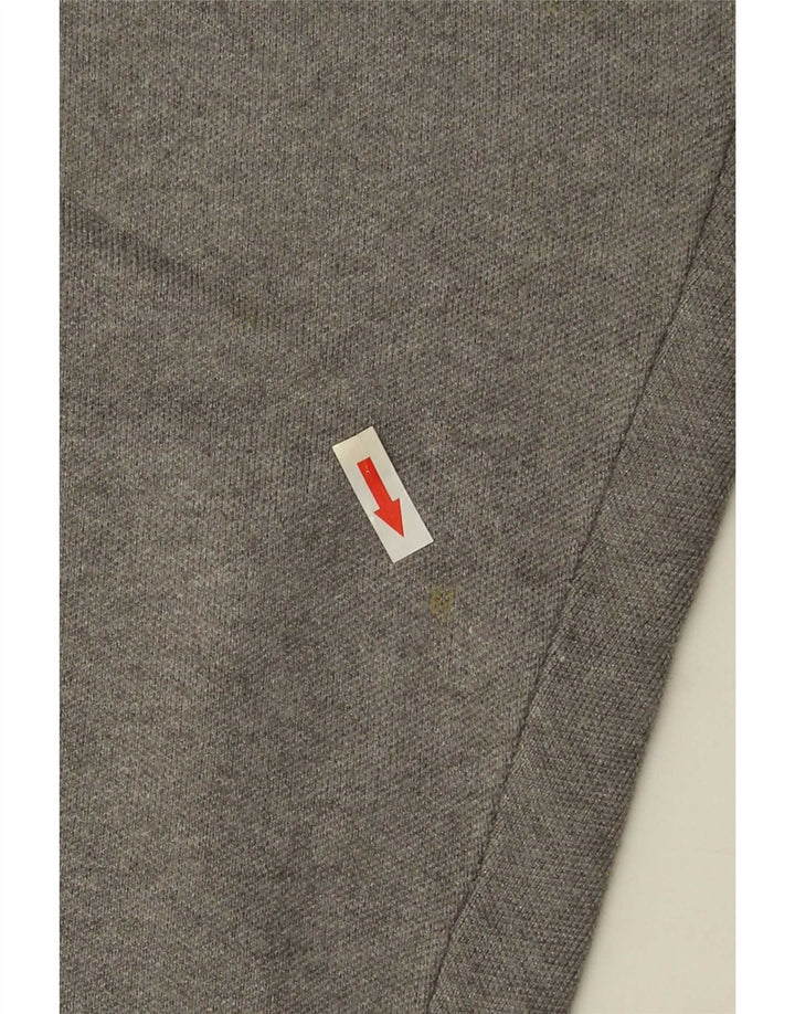 Calça de treino masculina Zara Joggers pequena viscose cinza