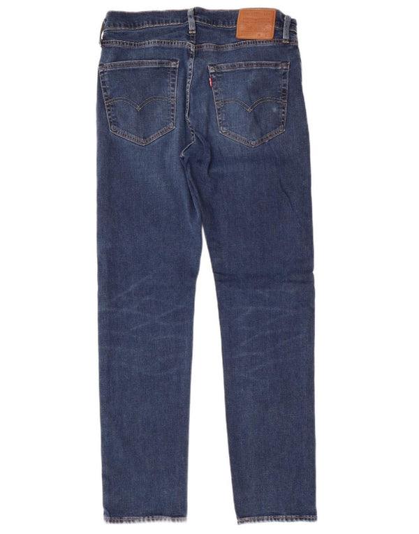 LEVI'S Masculino 502 Tapered Jeans W32 L32 Azul Algodão