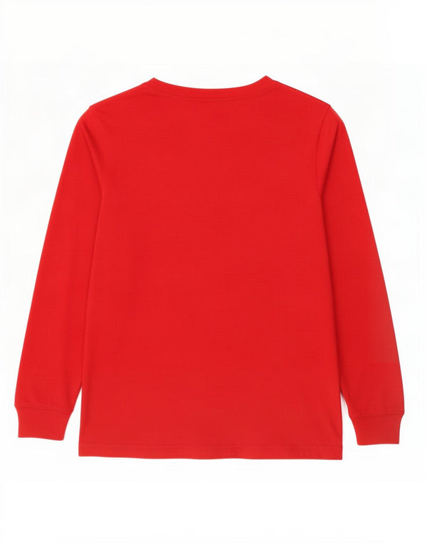 Jordan Boys Graphic Top Manga Comprida 13-14 Anos XL Vermelho Algodão