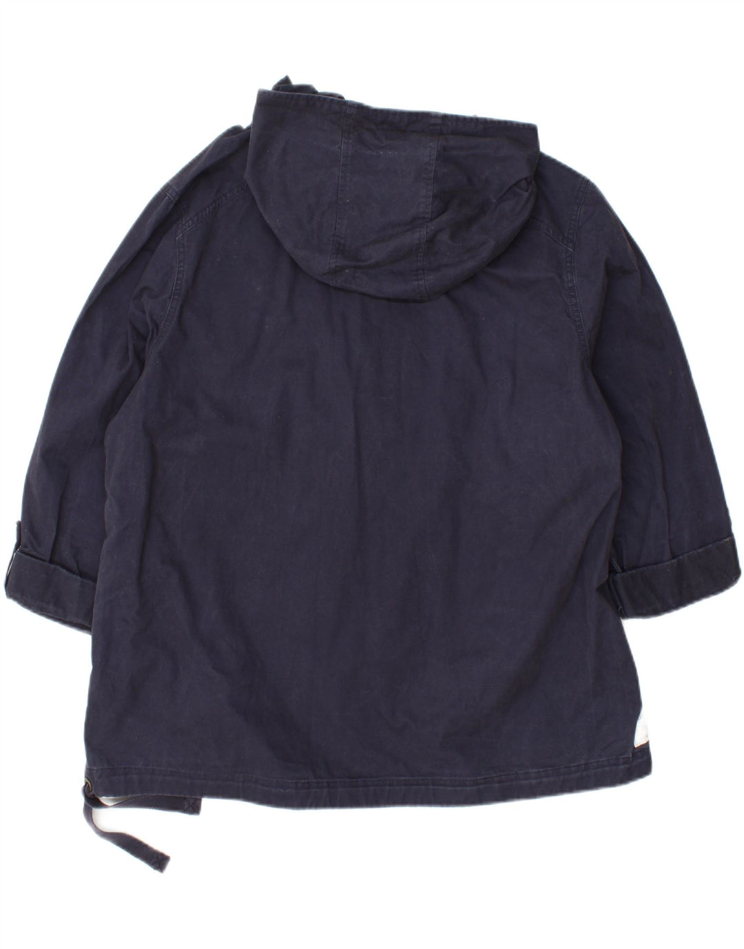 JOULES Womens Oversized Hooded Bomber Jacket UK 16 Large  Navy Blue