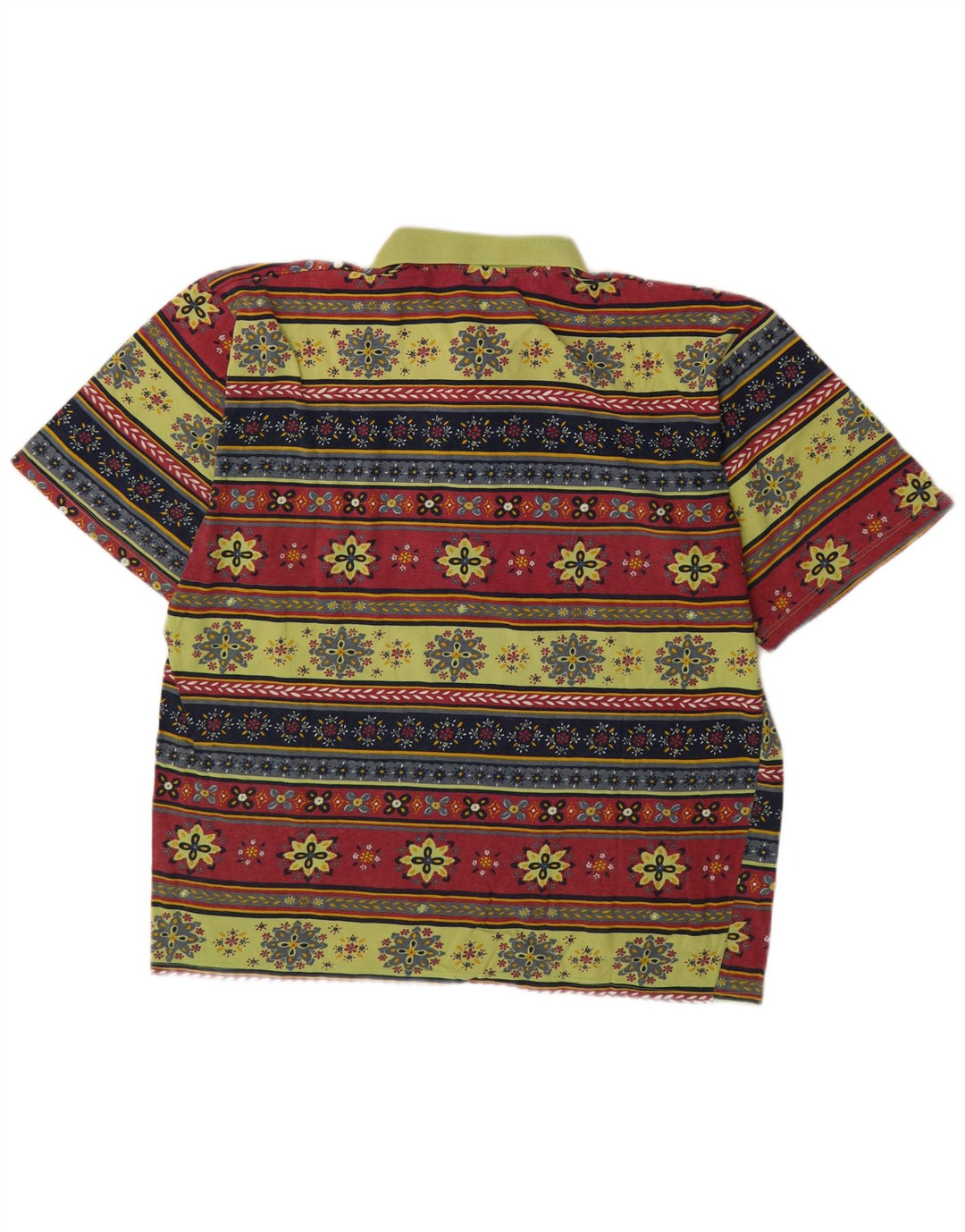 COLEÇÃO Camisa Polo Masculina Grande Algodão Floral Multicolorido