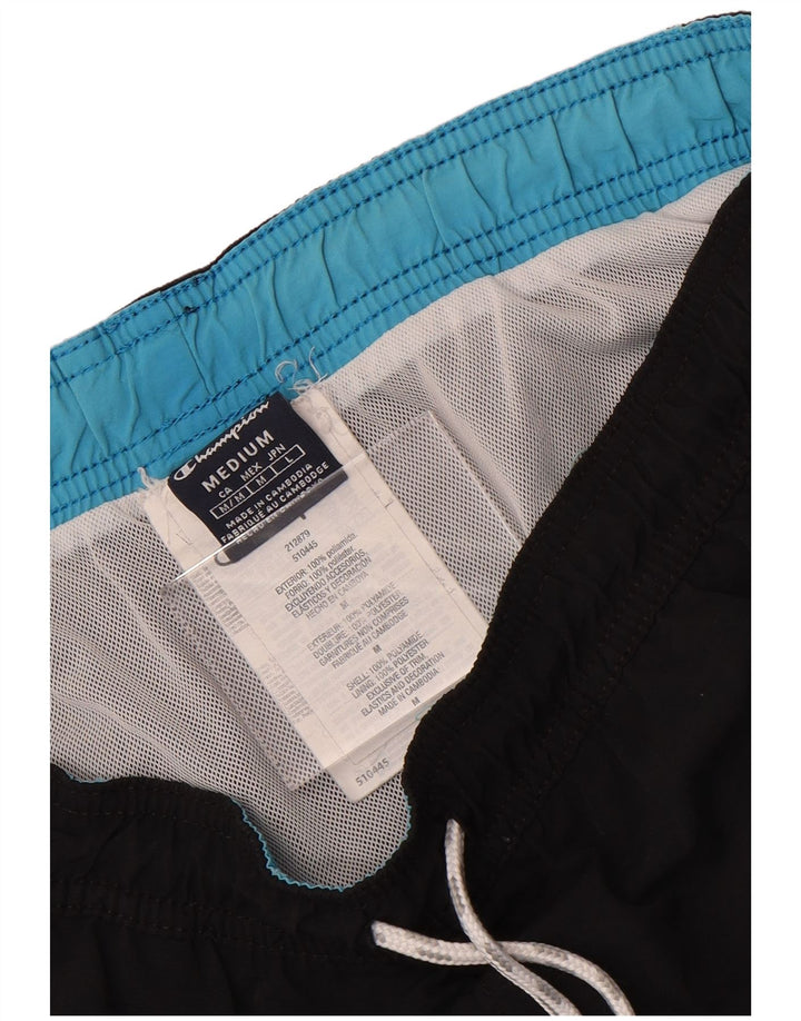 Shorts de natação masculino Champion Graphic médio preto poliamida