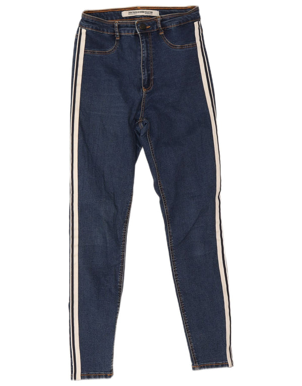 Zara Womens Trafaluc Skinny Jeans EU 38 Pequeno W28 L26 Azul Algodão