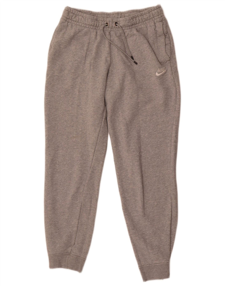 Calça de treino masculina Nike Joggers cinza médio algodão manchado