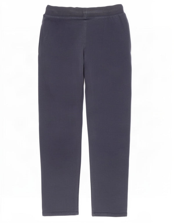 Calça de treino feminina Ellesse UK 14 algodão azul marinho médio