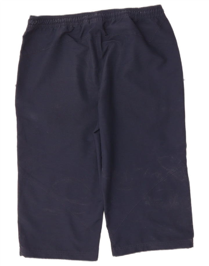 ADIDAS Mens Bermuda Sport Shorts Médio Azul Marinho Poliéster