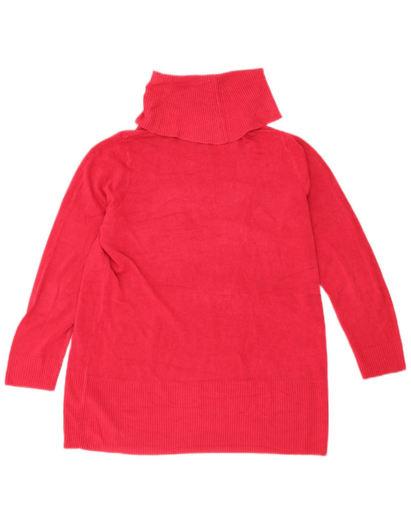 Suéter masculino Marks & Spencer com gola redonda UK 18 XL acrílico vermelho